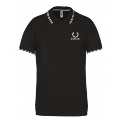 POLO SKALARI NEGRO E BRANCO