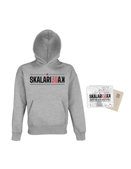 Skalari30ak Grey Hoodie + Signed Postcard